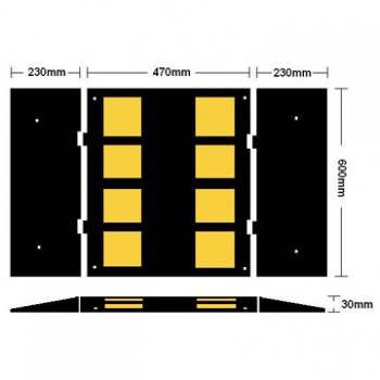 Rubber Speed Hump SH209